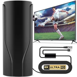 VUELVE 2026 Upgraded TV Antenna With Amplifier High Gain Signal Booster Support HD Digital TV Antenna for Smart & Older TVs