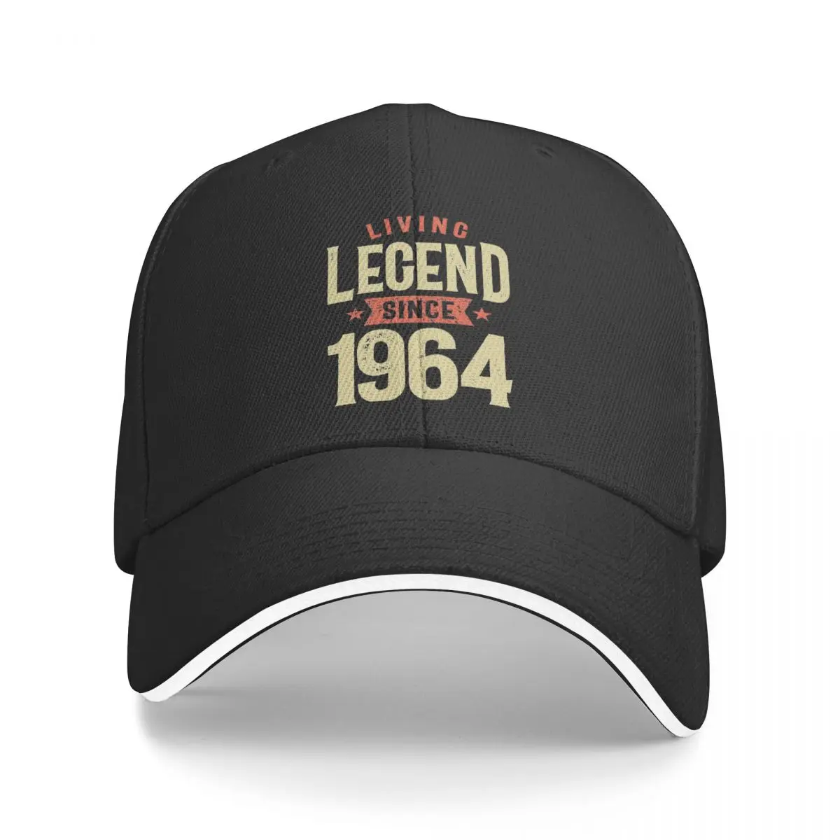 

2024 New Arrival Baseball Caps Aged 60 Living Legend 1964 60th Birthday Versatile For Men Women Trucker Cap Headwear Adjustable