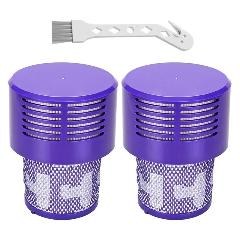ABCA-V10 Filters 2 Pieces Replacement For Dyson V10 Cyclone Series, V10 Absolute, V10 Animal, V10 Total Clean, SV12& 1 Clean Bru