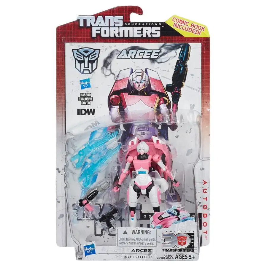 

Transformers Generations Toys Deluxe Class IDW Arcee Autobot Action Figure Collectible Figurines Boy Christmas Gift Model Toys