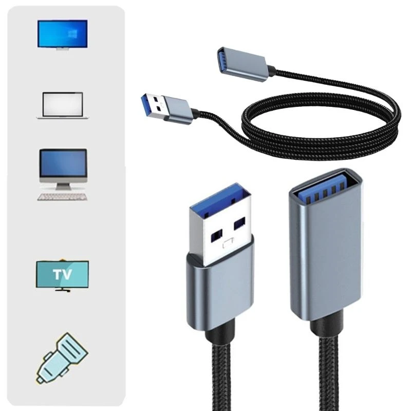 

77UB USB3.0 Male to Female Cable for Extended Reach &Compatibility for Flash