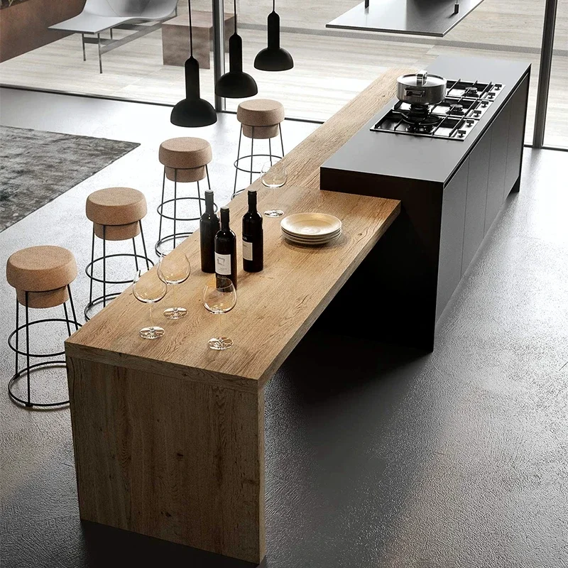 جزيرة الطاولة الإيطالية البسيطة المنزلية متعددة الوظائف الحد الأدنى الحديثة جزيرة تايبي الطعام الأوروبي #2