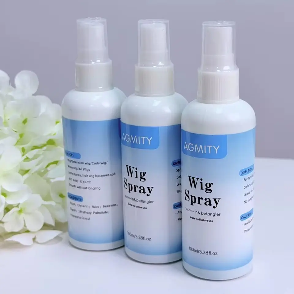 100ml Hair Care Liquid for Wigs, Anti-Frizz, Anti-Static Hair Spray, Smooth and Easy to Comb Leave-in Condition