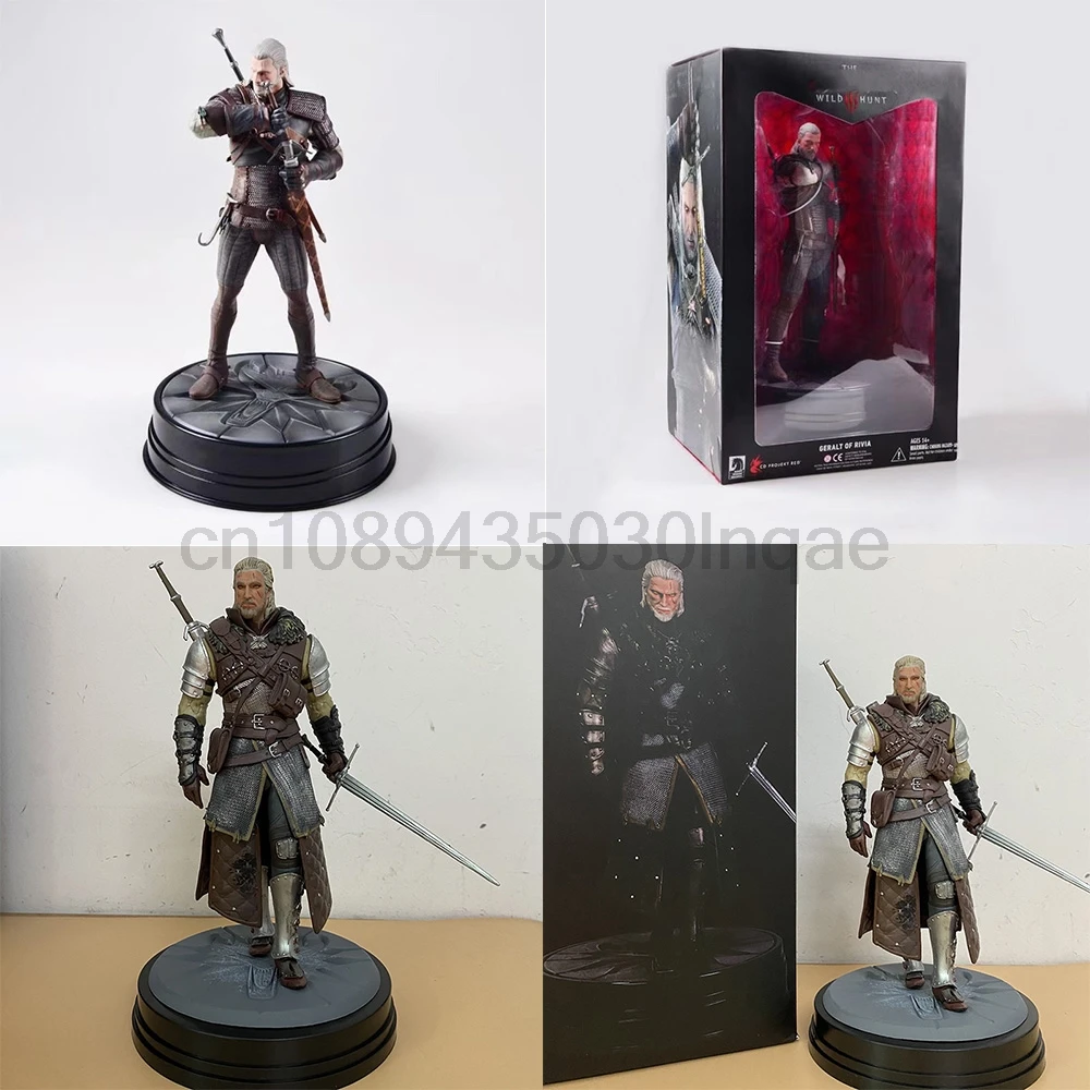 

Geralt of Rivia Action Figure The Witcher 3 Wild Hunt Wolf PVC Action Figure Model Toy Bookshelf Ornament Present Room Decor