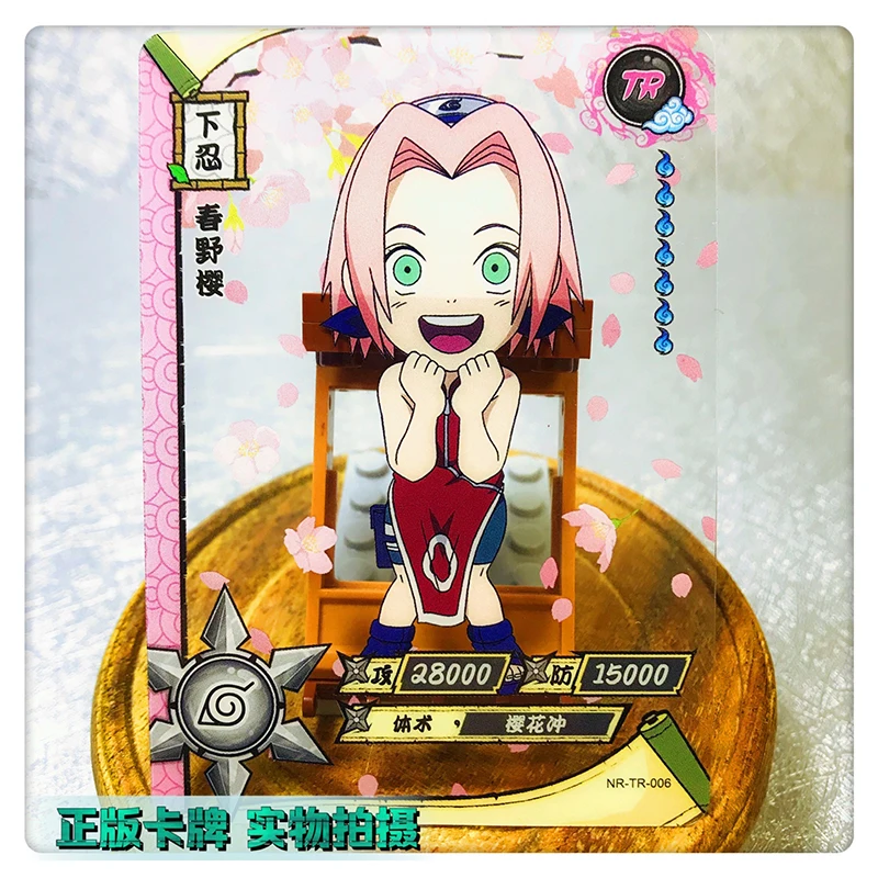 Kayou Naruto TR 1~37 Series Hyuga Hinata Haruno Sakura Game Toys Rare Collection Card Cartoon Image Christmas Birthday Gift