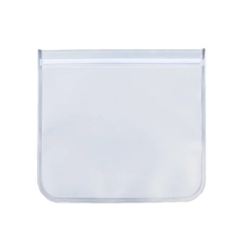 1Pc Reusable Food Freezer Bags Leakproof Silicone Bags BPA Free Lunch Bag Meat Fruit Veggies Storage Bag Dishwasher Safe