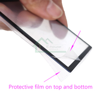 50 PCS Colorful Upper LCD Screen Len Cover Replacement for DS Lite for NDSL Game Console Plastic Len Cover