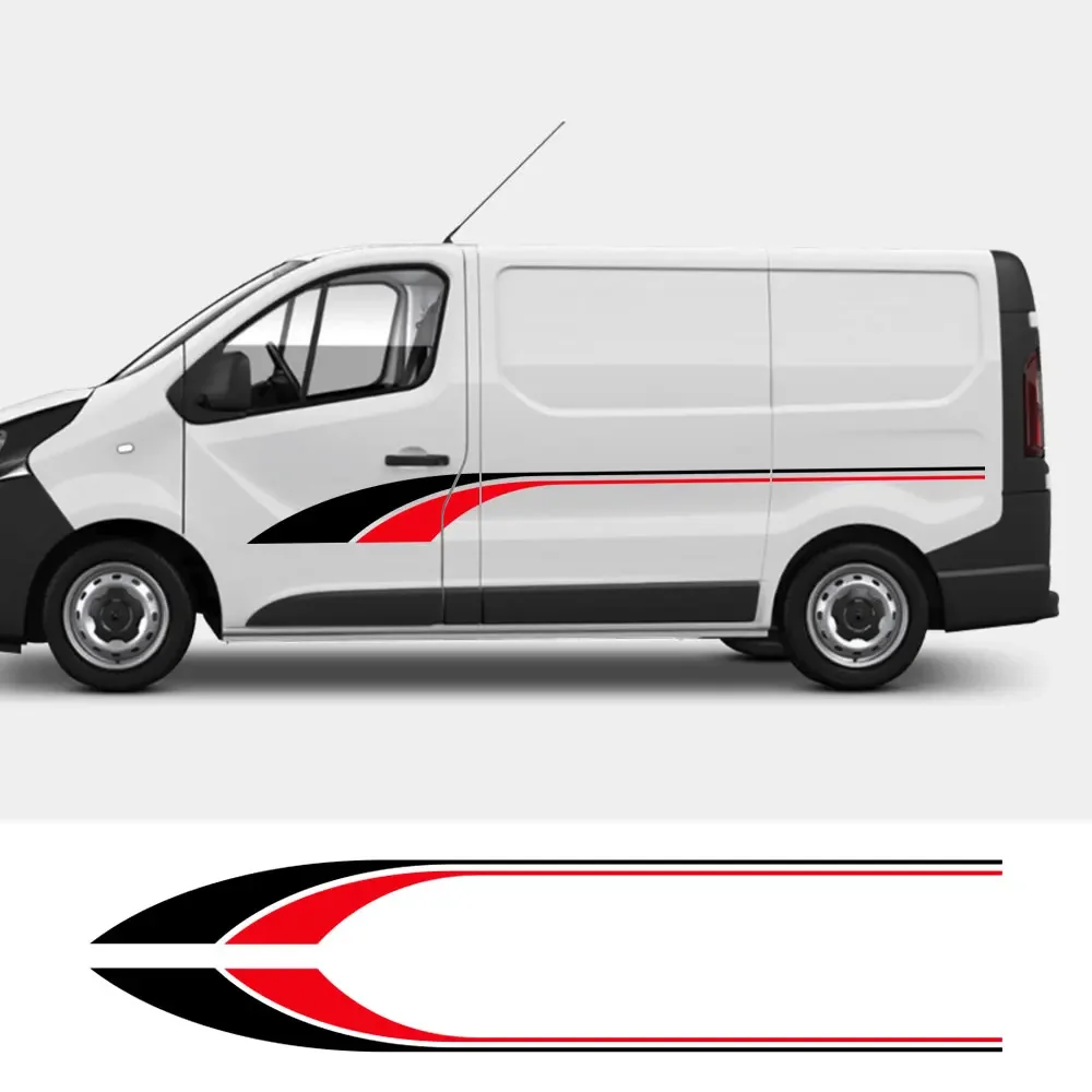 

Car Stickers For Opel Vauxhall Vivaro Renault Trafic Stripes Camper Van Motorhome Vinyl Graphics Decals Auto Tuning Accessories