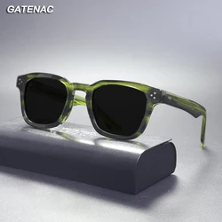 Handmade Acetate Polarized Sunglasses Men High Quality Retro UV400 Sunglasses Women Vintage Luxury Brand Designer Eyewear