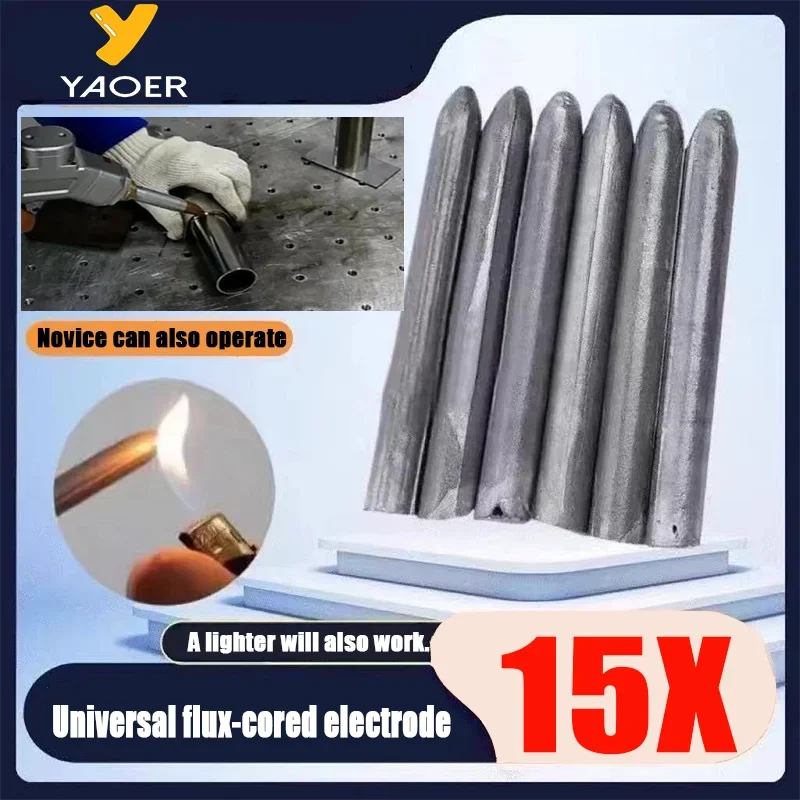 1/3/6/9/12/15 Pcs Low Temperature Welding Universal Easy Rods Melt Wire Rod Welding By And Matches For Metal Aluminum Welding