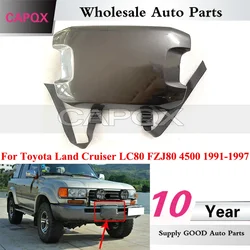 CAPQX For Toyota Land Cruiser LC80 FZJ80 4500 1991-1997 Car Front Bumper Winch Cover Trim Protection Cap Lid