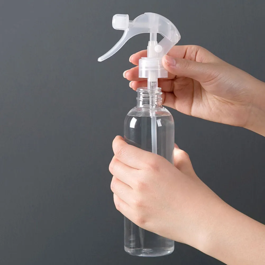 4Pcs Portable Spray Bottles Small Plastic Watering Bottles Transparent Compact Travel Empty Containers for Plants Flowers Makeup