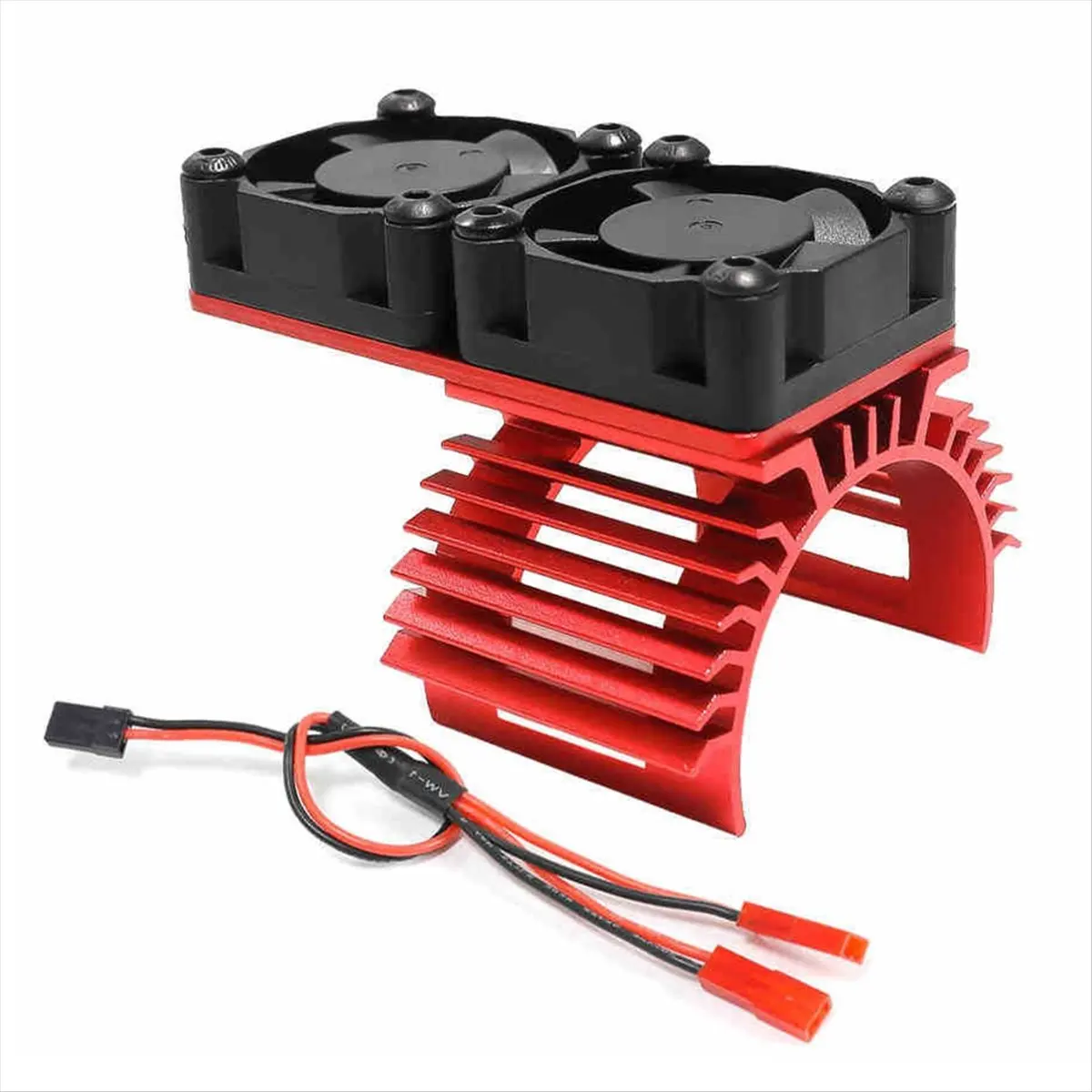 ABXY Motor Dual Cooling Fans Heatsink 380 540 550 3650 3660 Radiator 36mm RC Car Ship Part