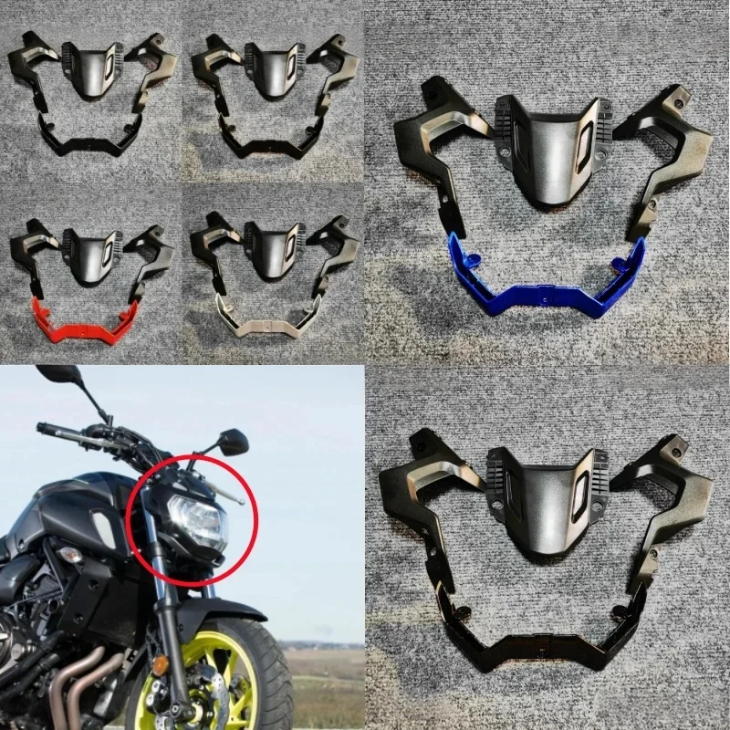Image of Motorrad-Frontverkleidung Scheinwerferabdeckung Obere Frontverkleidung Passend für YAMAHA MT07 FZ07 FZ-07 MT-07 2018-2020