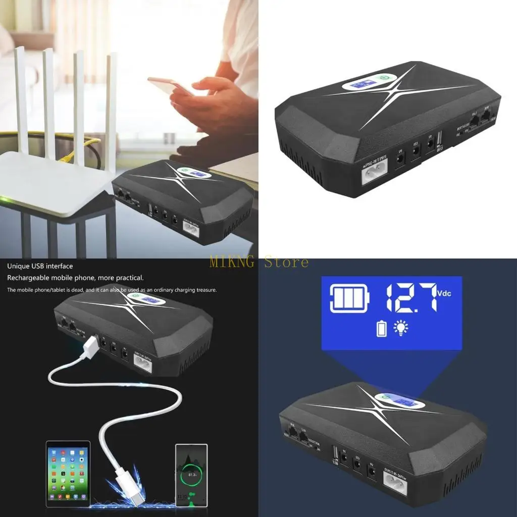 

UPS Uninterruptible Power Supply for Router Surveillances 5V 9V 12V Backup Power best sale