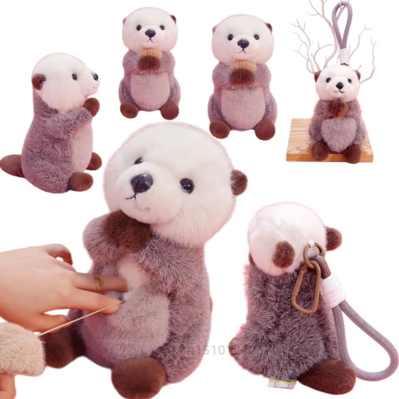 

Плюшевая игрушка-подвеска в виде морской выдры, милая мягкая игрушка-комфортер для малышей, подарок на день рождения, украшение для дома и вечеринок