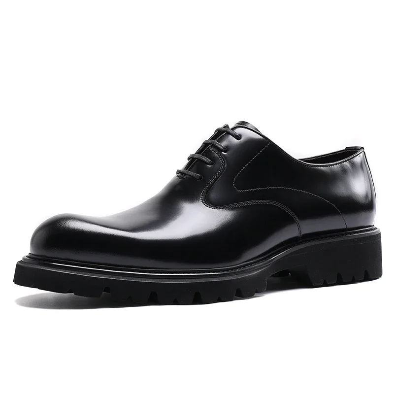 New formal men shoes casual leather lace-up Oxford shoes