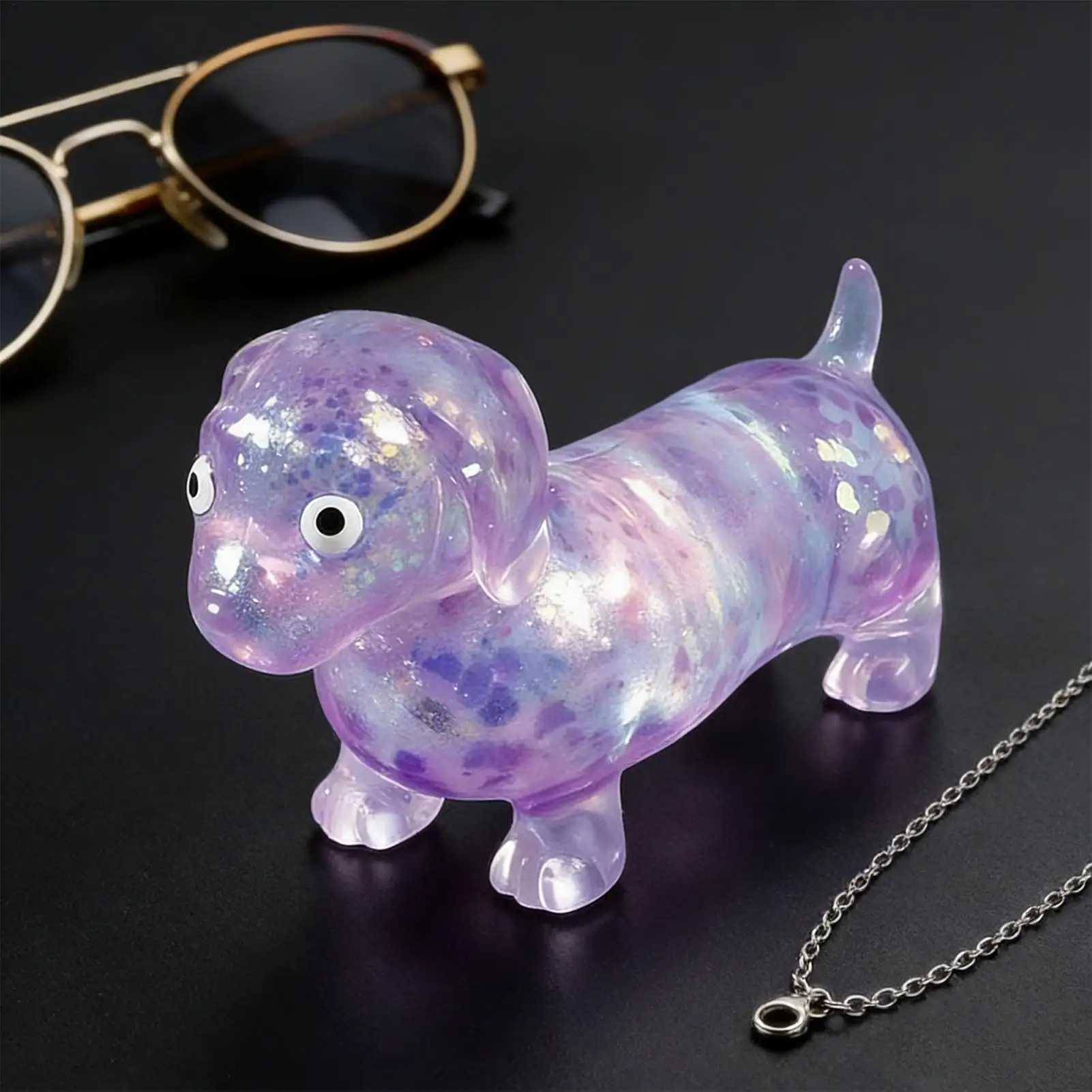 Juguete Sensorial de Dachshund para Apretar, Juguete Antiestrés Divertido para Niños, Adolescentes, Jóvenes Adultos, Trabajadores de Oficina y Estudiantes