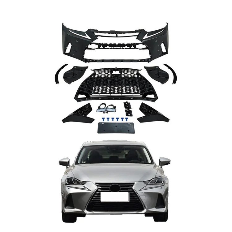 

Car Accessories front bumper front face grille upgrade 2021 model body kit for lexus IS IS250 2016 -2020 year modified 2021