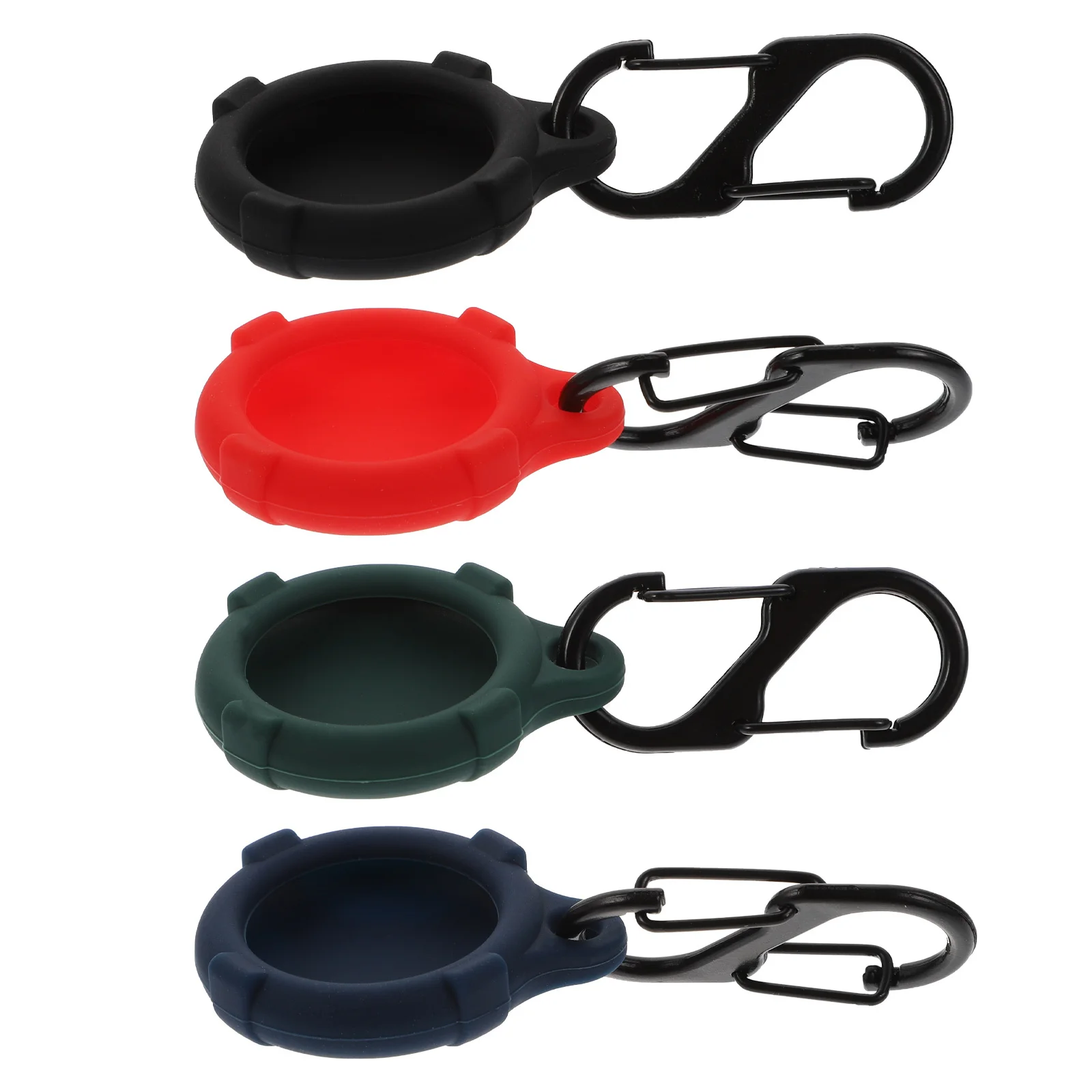 4Pcs Protection Cover Shockproof Silicone Tracer Case Precise Fit Lightweight Portable Anti-Scratch Smart