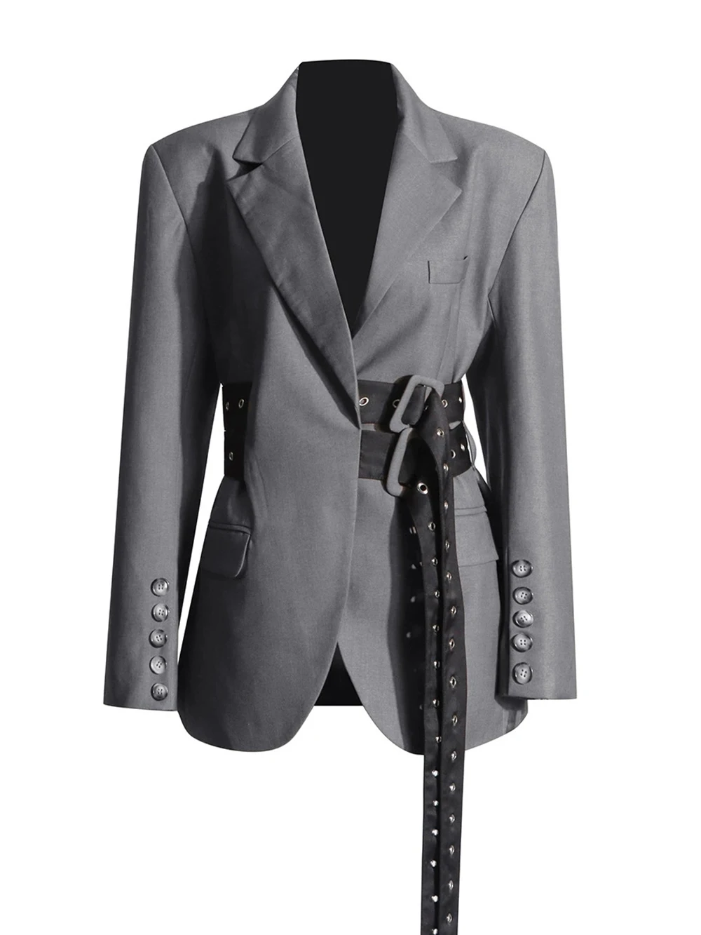 

Small suit European and American 2025 autumn new commuter style lapel long-sleeved casual suit jacket-GZXX943