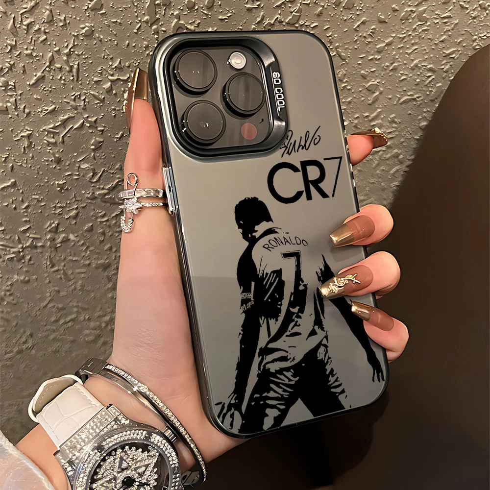 لاعب كرة القدم الشهيرة C-CR7 قضية الهاتف ل Xiaomi Redmi 15C 14C 13C 12C 13 12 10 A1 A2 3 5 9T 4G 5G مكافحة سقوط ماتي الغطاء الخلفي #6