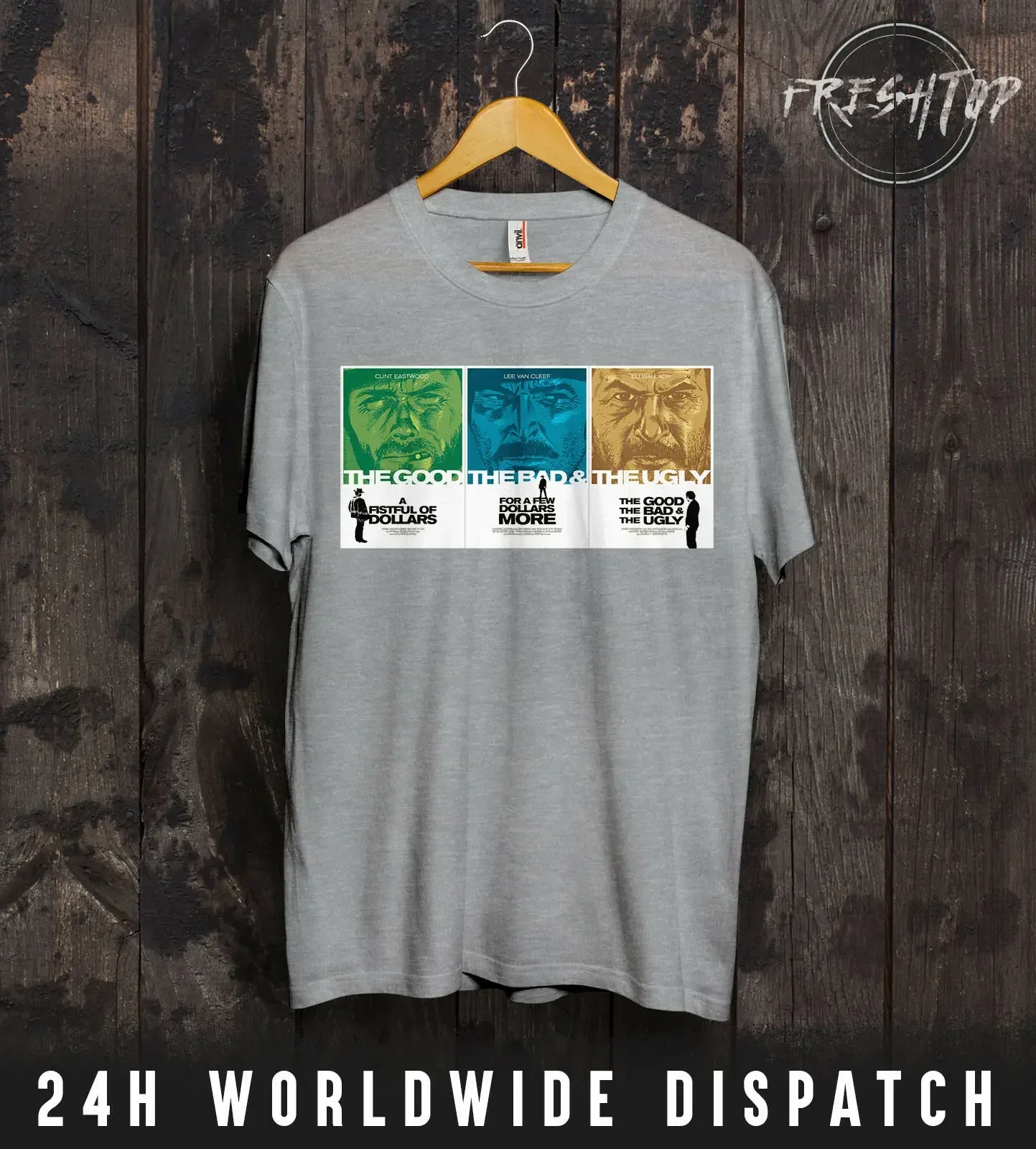 The Good The Bad And The Ugly T Shirt Western Eastwood Cowboy 2019 Fashion Unisex Tee