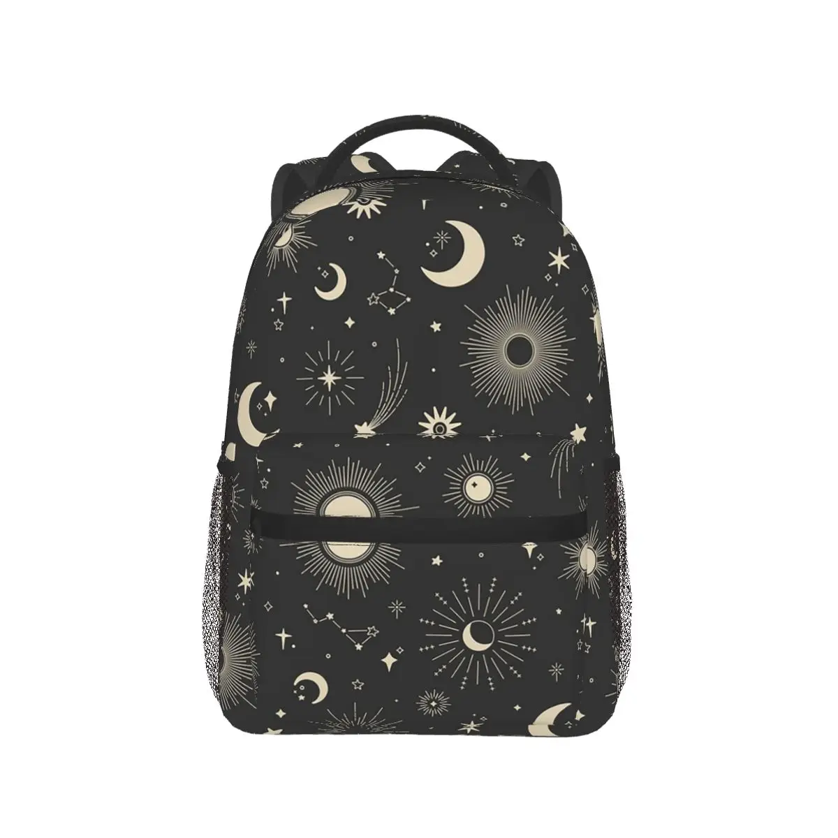 Celestial Galaxy Night Moon And Stars Backpack Hot Sale Daypack Large Capacity Kids BookBag School Bag Shoulder Bags for Unisex