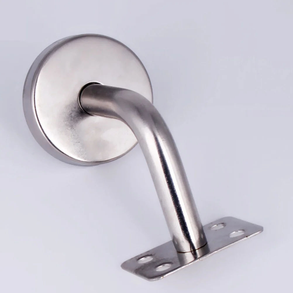 Soporte de pasamanos de acero inoxidable, soporte montado en la pared para baño, pasillo, gimnasio, fijación de riel, Hardware de construcción, 5 uds.