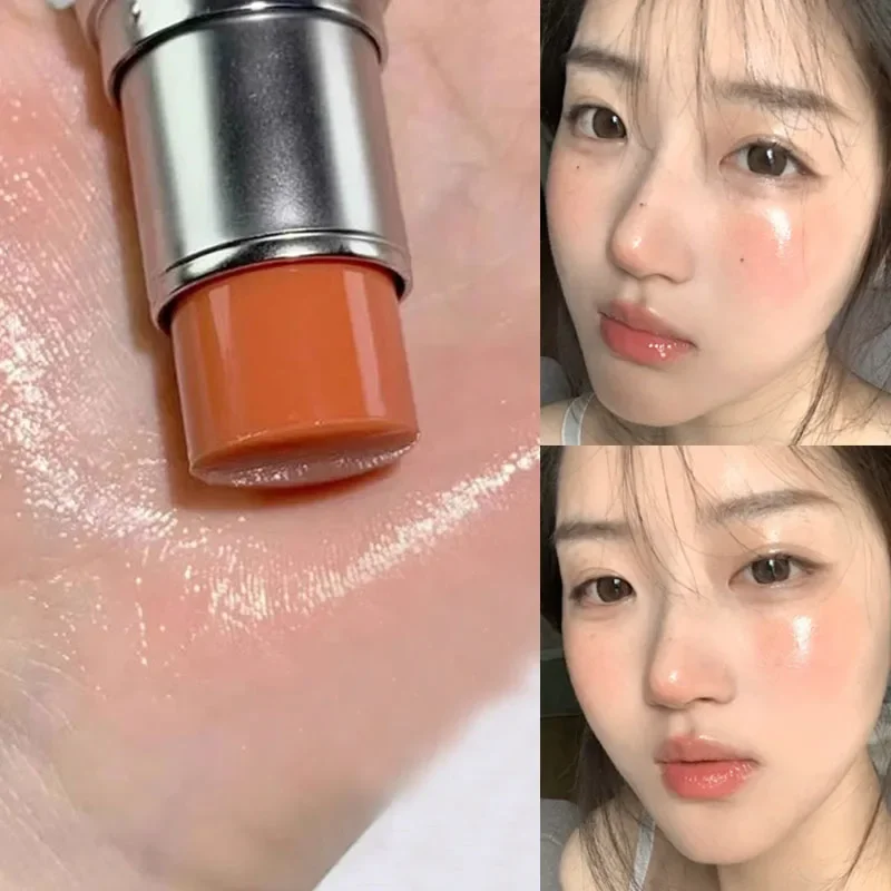 Water Light Highlighter Blush Makeup Stick 4 Colors Shimmer Glitter Face Body Illuminator Contouring Brighten Facial Cosmetics