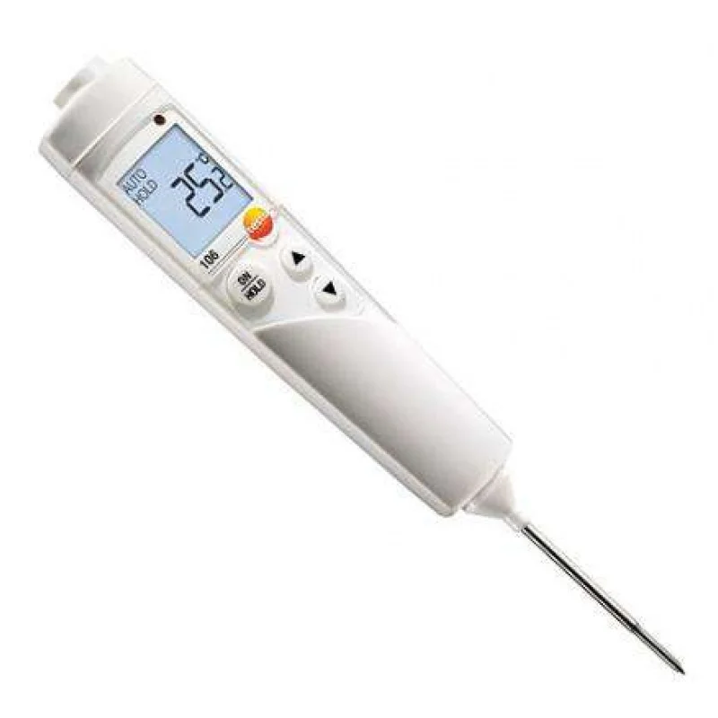 Original Testo 106 Waterproof Automatic Temperature Maintenance Meter for Test Instrument with Food Core Model 0563 1063