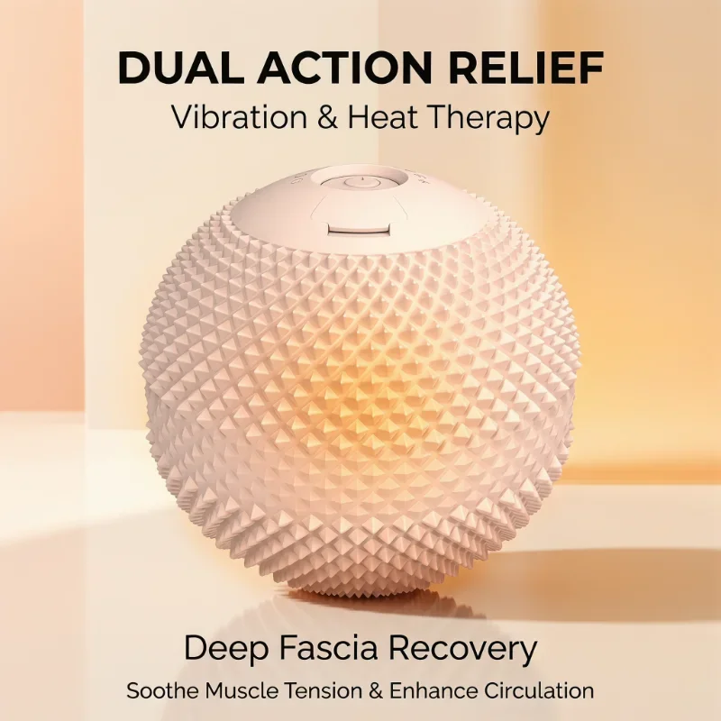 Smart Thermostatic Hot Compress Ball Electric Muscle Massager Portable Body Relaxation Pain Relief Massager