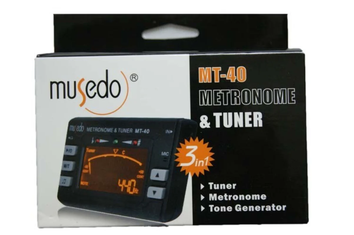 Musedo MT-40 Professional Precision LCD Guitar Metronome Tone Generator Guitar Tuner