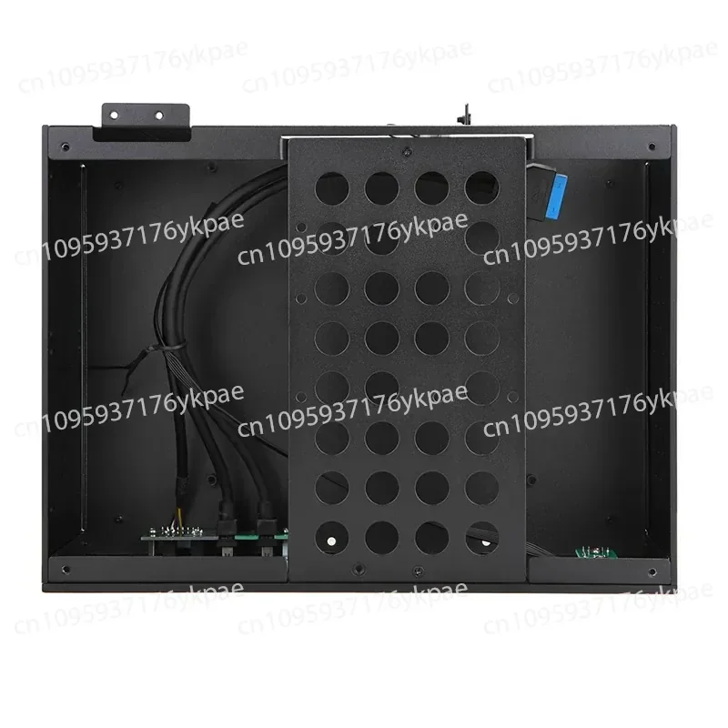 A02 Aluminum Shell Iron Architecture Chassis HTPC Horizontal ITX Mini Chassis, Half-height Graphics Card