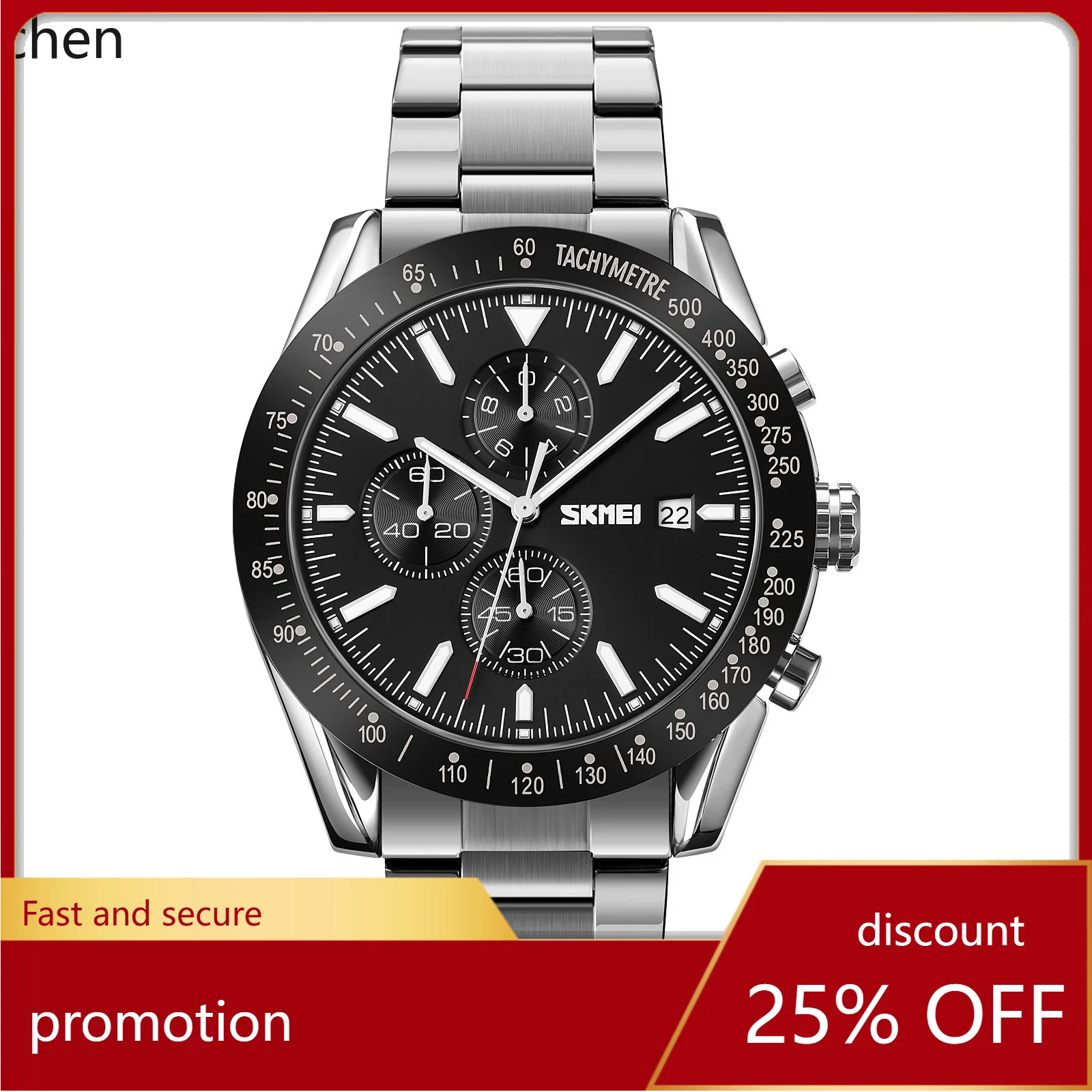 

Zml multifunctional men's watch - silicone strap, casual wristwatch, waterproof, calendar, chronograph quartz watch