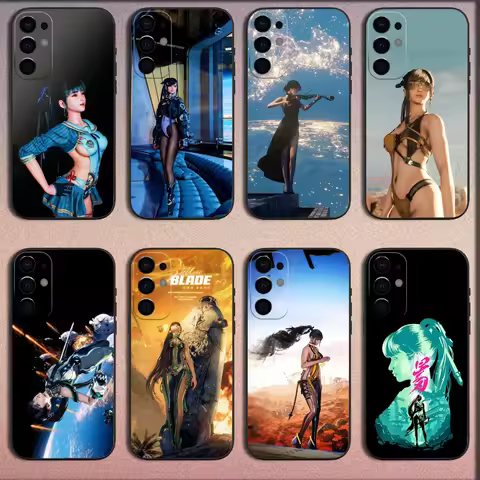 Eve Game Stellar Blade Phone Case For Samsung S25,S24,S21,S22,S23,S30,Ultra,S20,Plus,Fe,Lite,Note,10,9,5G Black Soft Cover