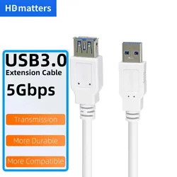 USB 3.0 Extension cable USB 3.0 USB 2.0 Super Speed USB Male to Female cable USB 3.0 Extender cord extension for camera printer