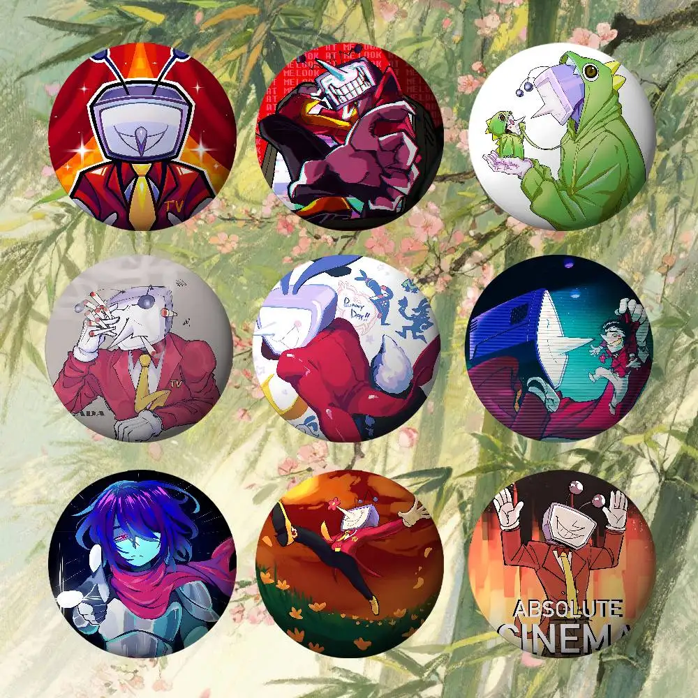 

Game D-Deltarune Tenna Badges Fans' Cartoon Lapel Pins Brooch Emblem Trinkets Gifts Folks Backpack Decor Jewelry Pieces