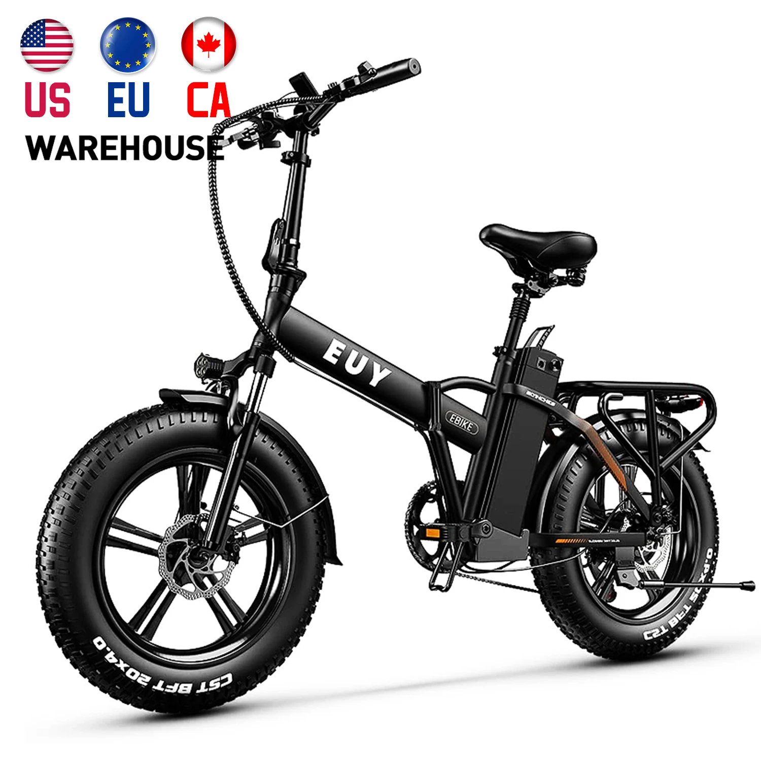 

Fat Tire Electric Bike Us Eu Ca Warehouse E-Bike 48V 750W 1000W 20Ah Electric Dirt Off-Road City Ebike Adults Fat E Bike