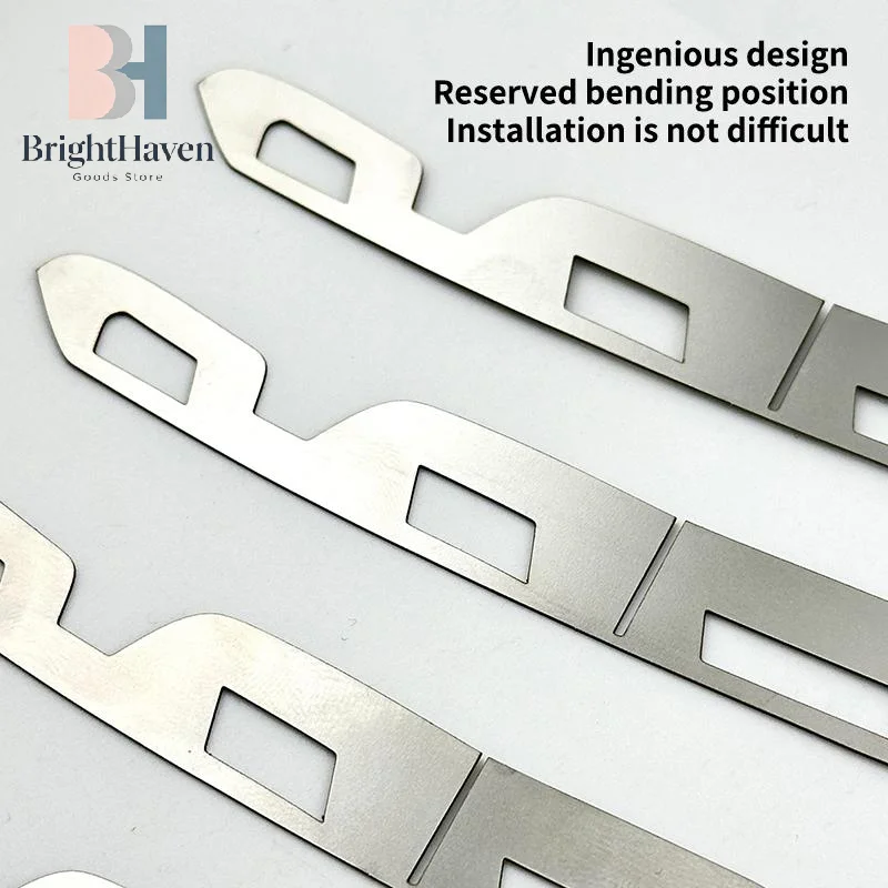 2Pcs Broken Reinforced Stainless Steel Metal Bracket For Golf 6 2009-2014 Grand Touring Injektion R20 Front Bumper Repair Buckle