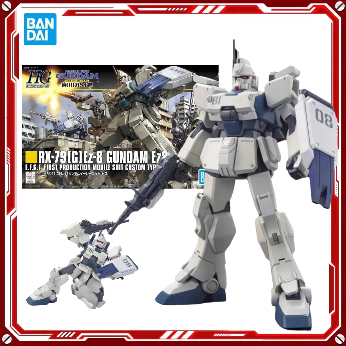 

Bandai Gundam Model Kit HGUC 08th MS Team RX-79[G] Ez8 Gundam Ez8 Genuine Robot Action Figure Toy for Children Anime Collectible