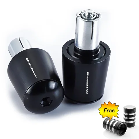 Для SUZUKI Burgman 400 650 125 AN400 AN650 AN SKYWAVE 400 мотоциклетные CNC ручки руля Захваты крышки руля заглушки крышки