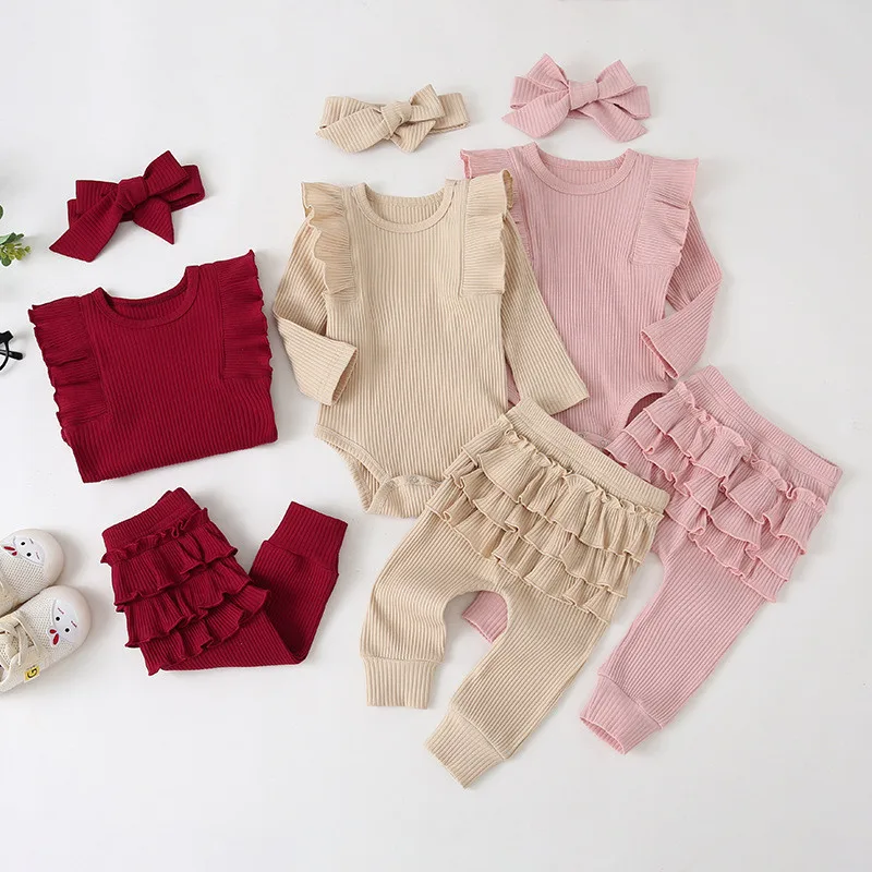 

Fashion Autumn Kids Clothes Set Toddler baby Girl clothes Casual Tops Child Trousers Baby Clothing Outfit