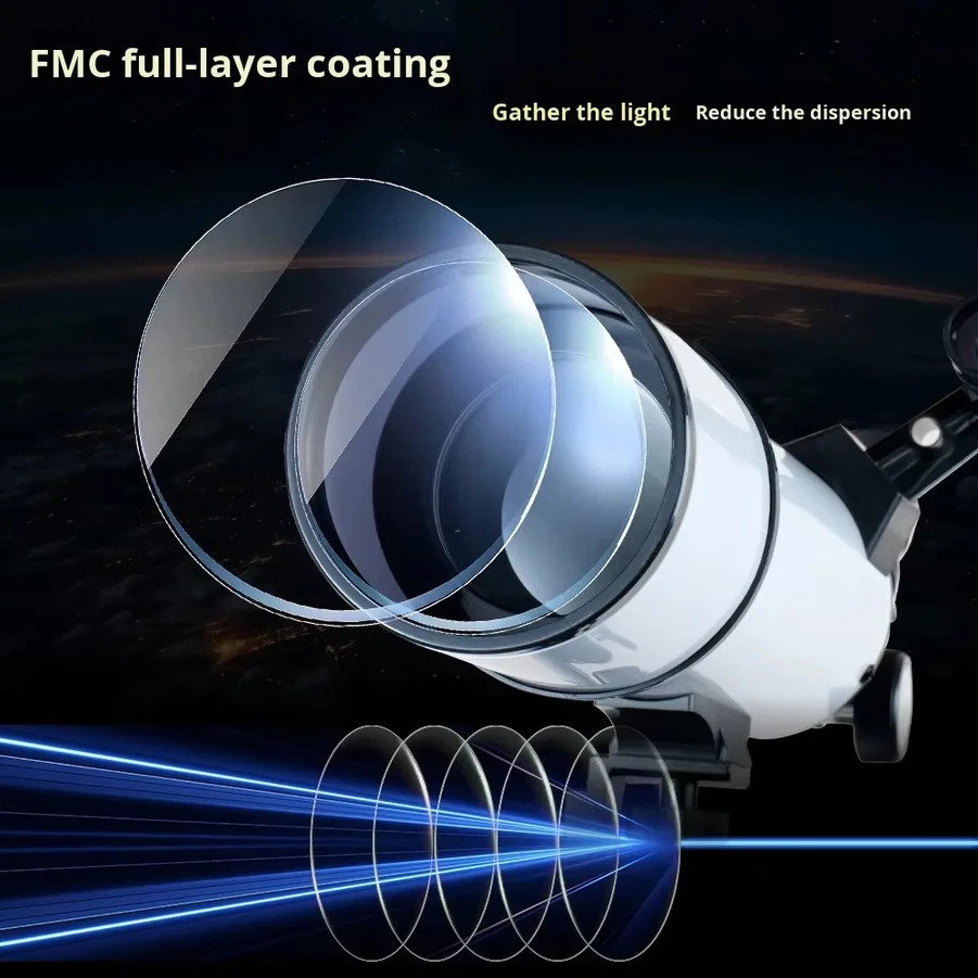 New High-definition Night Vision 60080 Astronomical Telescope with Metal Structure for clear and High-quality Lunar Observation