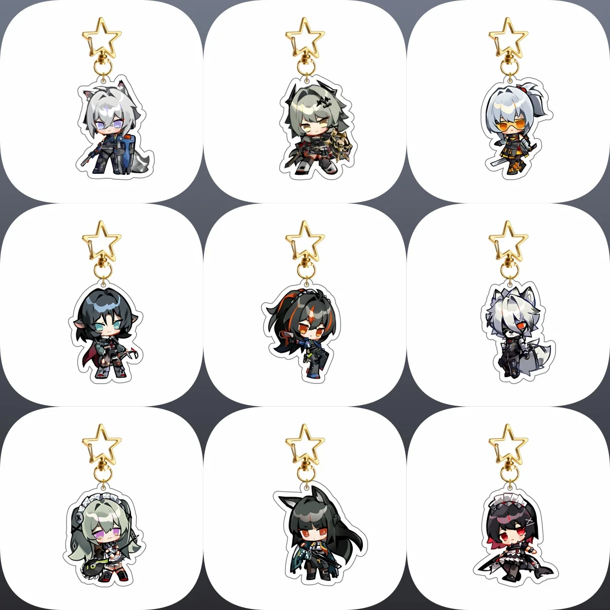 Горячая-игра-zenless-zone-zero-Николь-Демара-Билли-kid-von-lycaon-акриловый-брелок-для-декора-стола-коллекция-Рождественский-подарок