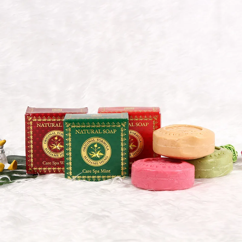 Madame Heng Sandalwood Essential Oil Soap, Full Body Bathing Bar, Aromatic & Moisturizing, Thailand