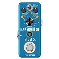Stax-Pedal de efecto armonizador de guitarra, pedales digitales de efectos de octava, palanca de cambios Harmony Pitch, Detune, guitarra eléctrica, bajo, tamaño Mini