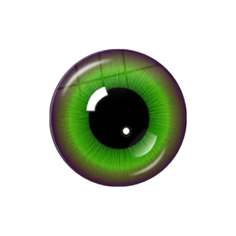 10pairs/bag 14mm-30mm Eyes Chips Suitable for Blyth Doll Super Thin Pupil Round Glass Cabochons DIY Accessories Bulk Items