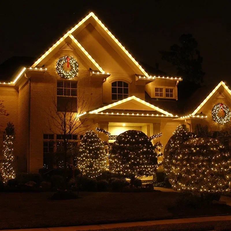 Solar LED Light Outdoor Waterproof Fairy Lights String Christmas Halloween Decoration Festoon Garden Led Lamp Party Supplies