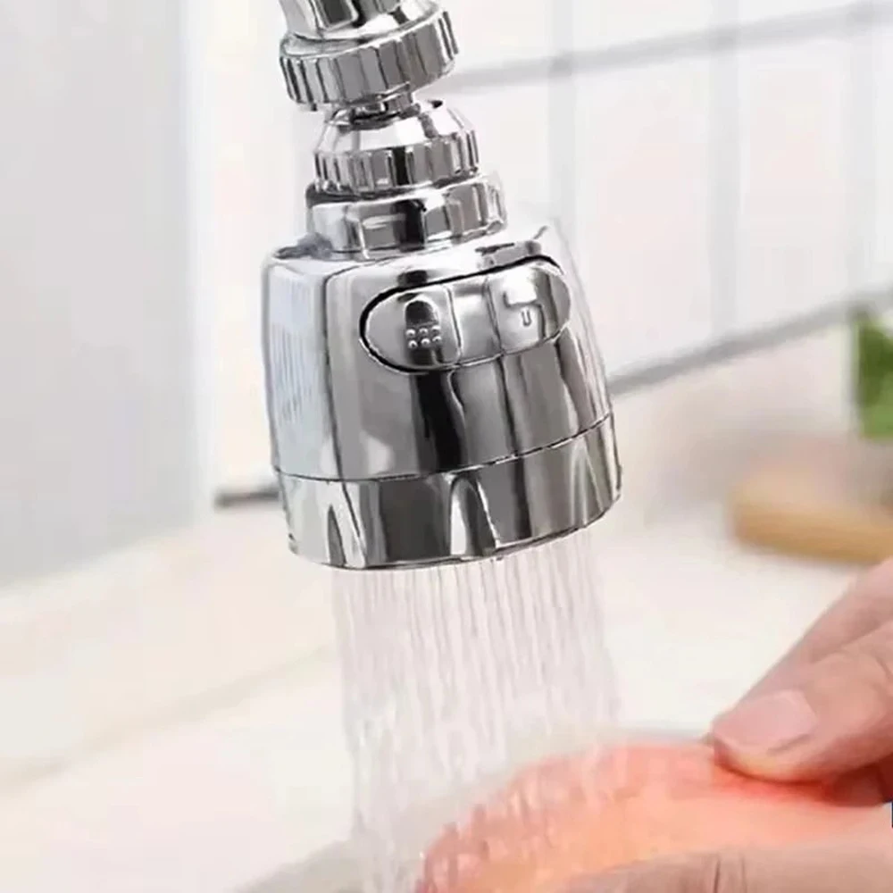 2 Modes Plastic Water Saving Sprayer Swivel Tap 360 Degree Aerator Kitchen Faucet Extender Faucet Nozzle Sink Faucet Accessories